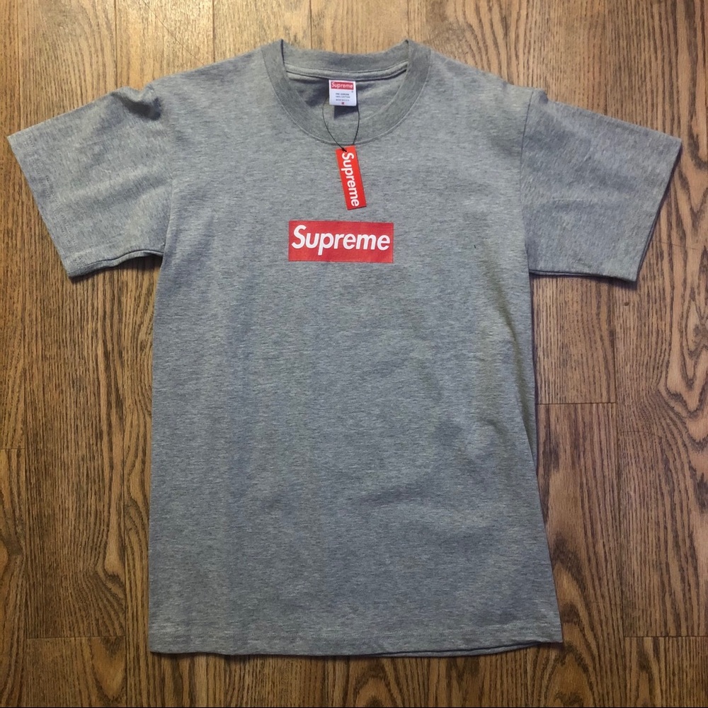 SUPREME Box Logo T-Shirt Gray
